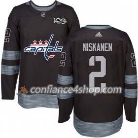 Adidas Maillot de Hockey Washington Capitals Matt Niskanen 2 1917-2017 100th Anniversary Noir Authentic - Homme